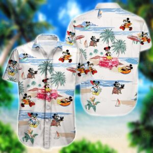 Mickey Hawaiian Shirt Short, Disney…