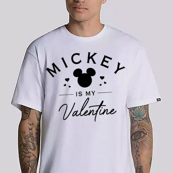 Mickey Minnie Is My Valentine T-Shirt Disney Valentine T-Shirt