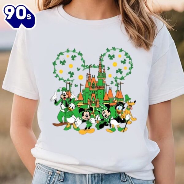 Mickey Minnie Patrick’s Day Shirt, Disney St Patrick’s Day Shirts…