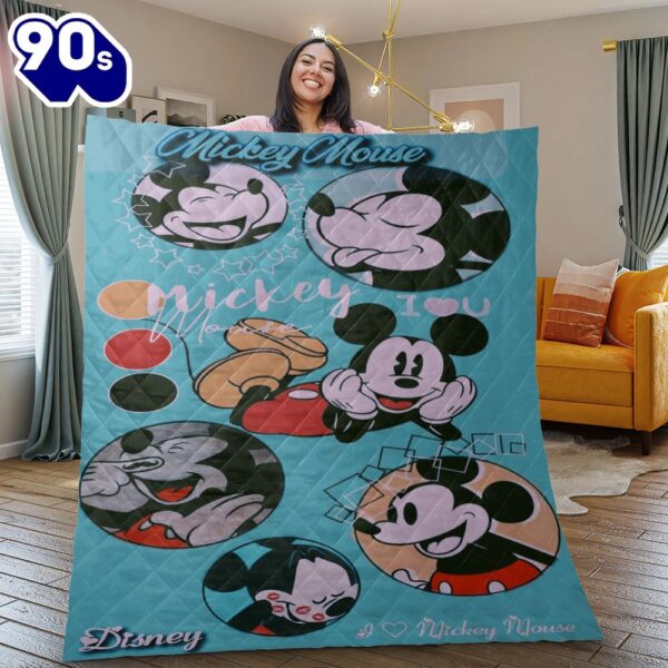 Mickey Mouse Disney Cartoon Gifts Lover Blanket