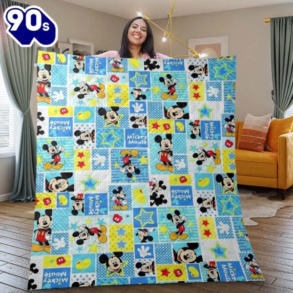 Mickey Mouse Disney Fan Gift, Mickey Mouse Collection Blanket