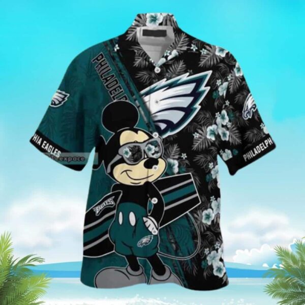Mickey Mouse Disney NFL Philadelphia Eagles  NFL Hawaiian Shirt