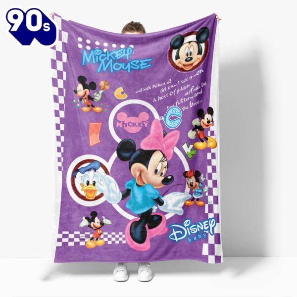 Mickey Mouse Minnie Mouse Blanket 992