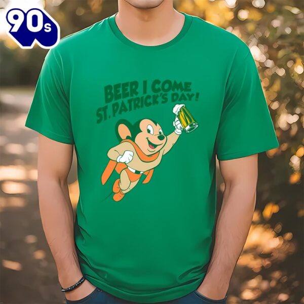 Mighty Mouse Saint Patrick’s Day T-shirt