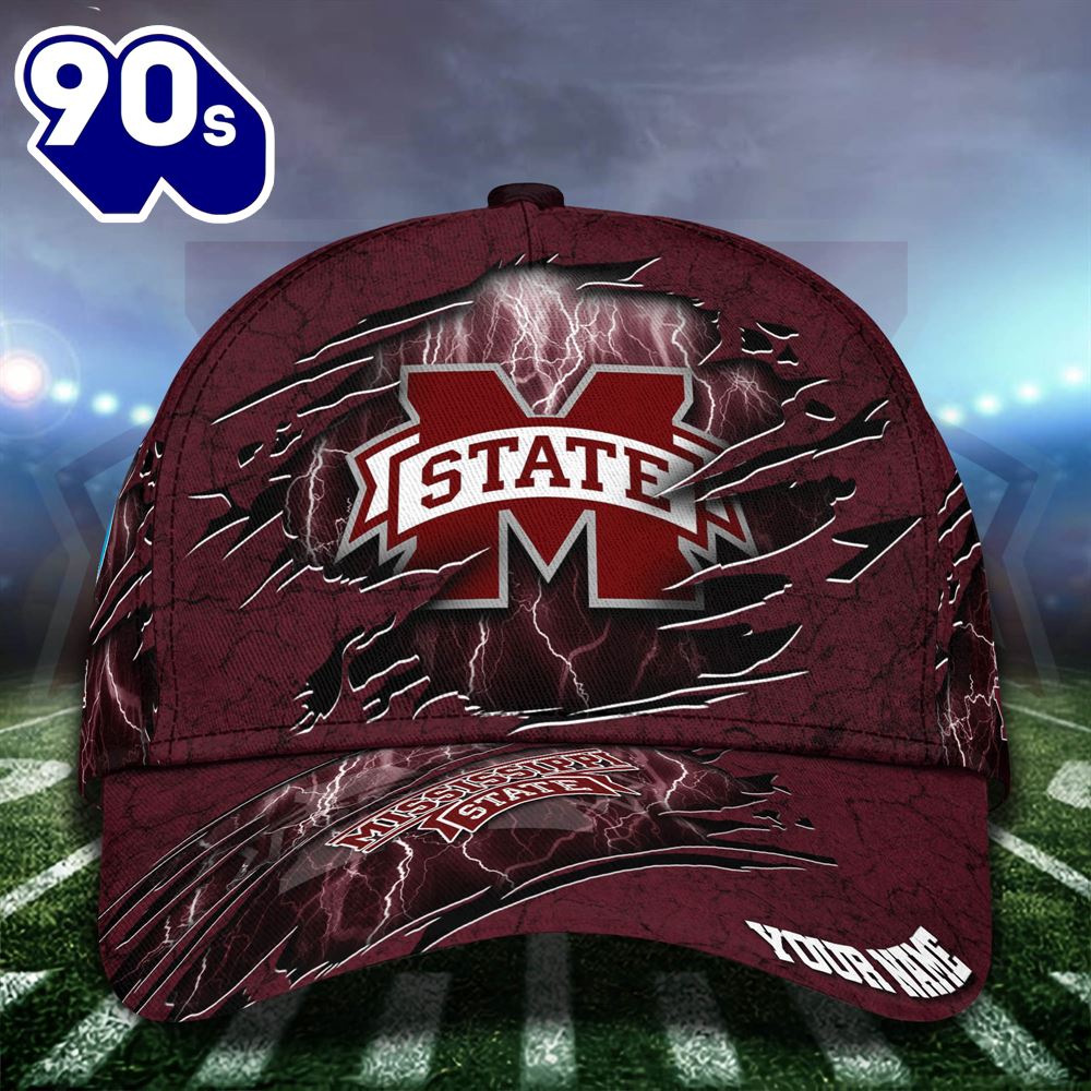 Mississippi State Bulldogs Cap Custom Your Name And Number NCAA Cap