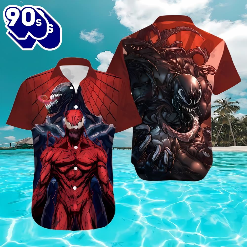 Mv Venom Hawaiian Shirt Venom And Carnage Hawaii Aloha Shirt