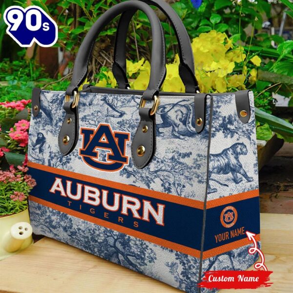 NCAA Auburn Tigers Women Leather Bag