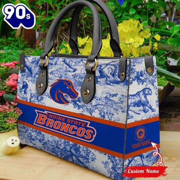 NCAA Boise State Broncos Women Leather Bag