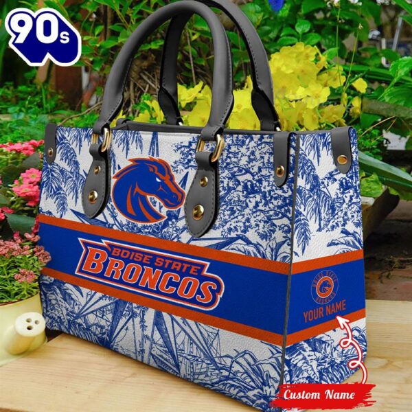 NCAA Boise State Broncos Women Leather HandBag