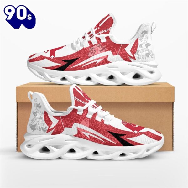 NCAA Boston Red Sox Symbol Geometric Pattern Max Soul Shoes