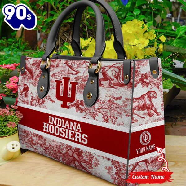 NCAA Indiana Hoosiers Women Leather Bag