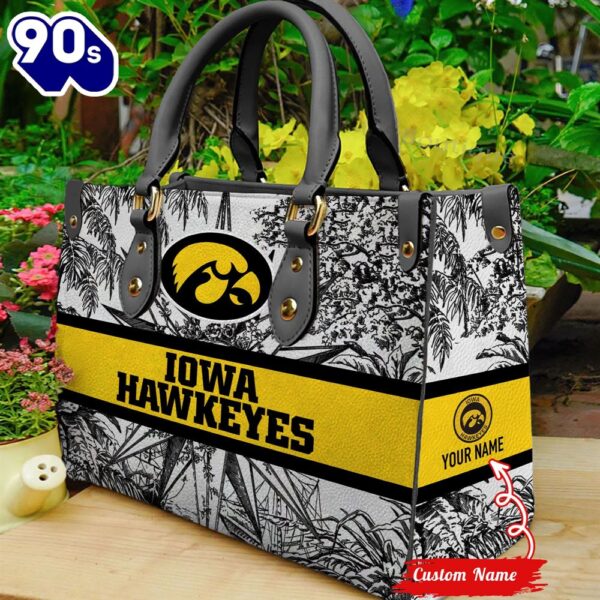 NCAA Iowa Hawkeyes Women Leather HandBag