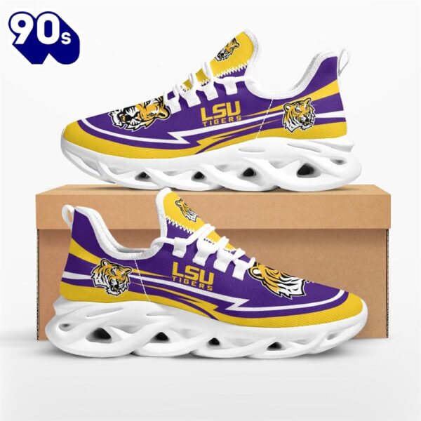 NCAA LSU Tigers Are Coming Curves Max Soul Shoes