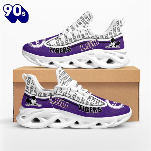 NCAA LSU Tigers Mickey Mouse Max Soul Shoes