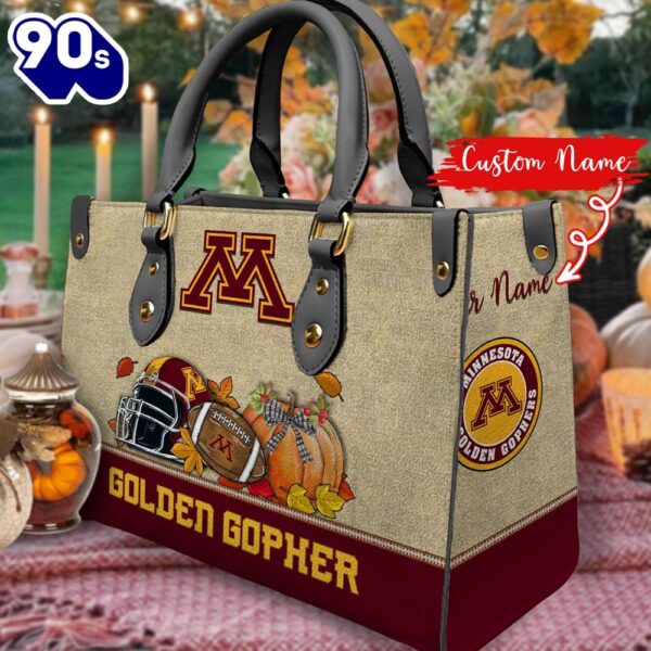 NCAA Minnesota Golden Gophers Autumn Women Leather Hand Bag 2208DS005