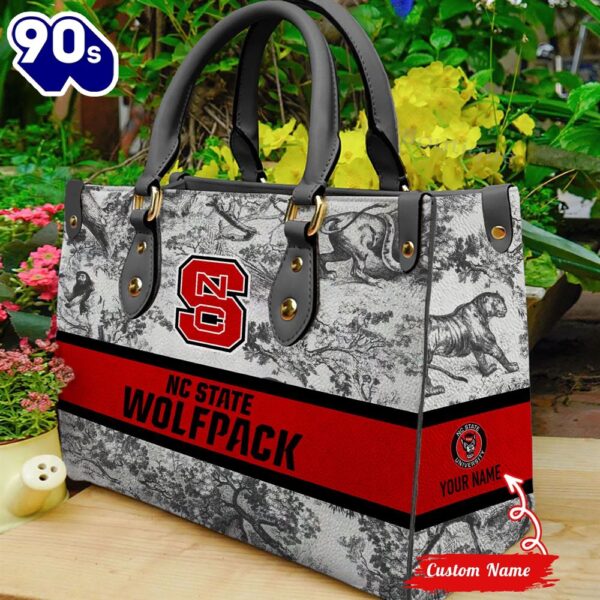 NCAA NC State Wolfpack Women Leather Bag