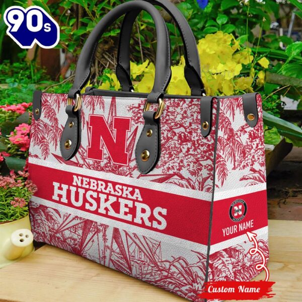 NCAA Nebraska Cornhuskers Women Leather HandBag