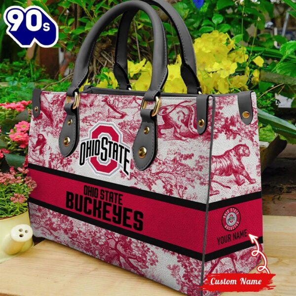 NCAA Ohio State Buckeyes Women Leather Bag