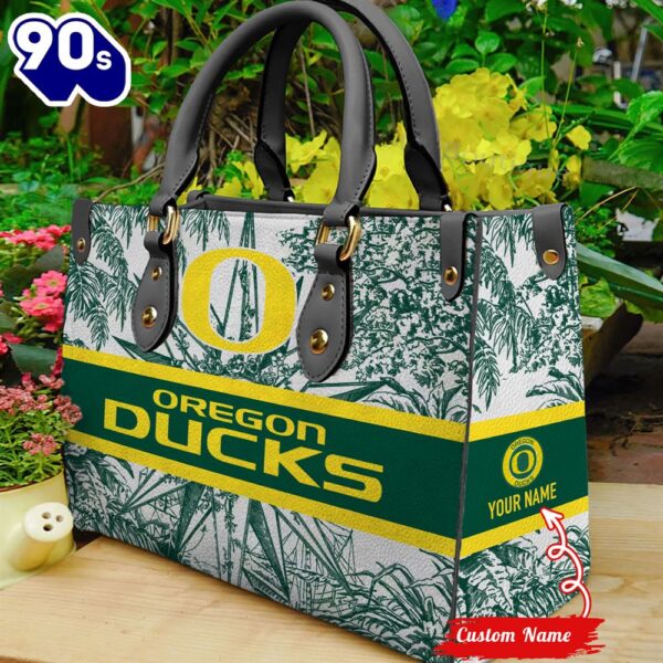 NCAA Oregon Ducks Women Leather HandBag