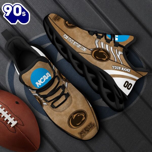 NCAA Penn State Nittany Lions Black Max Soul Shoes