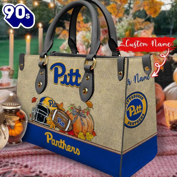 NCAA Pittsburgh Panthers Autumn Women Leather Hand Bag 2208DS005