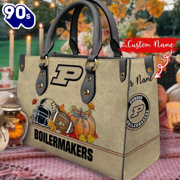 NCAA Purdue Boilermakers Autumn Women Leather Hand Bag 2208DS005