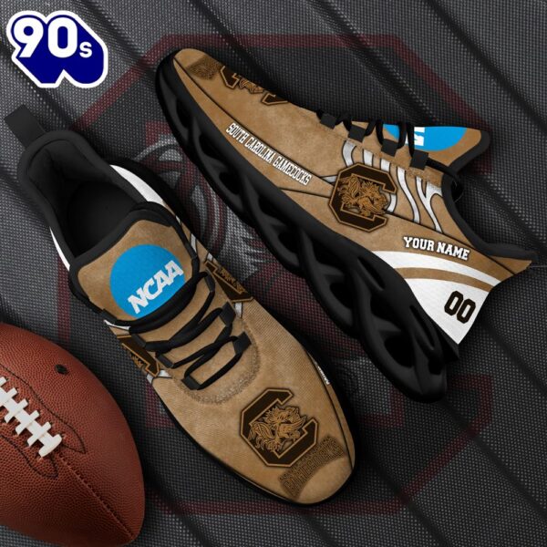NCAA South Carolina Gamecocks Black Max Soul Shoes