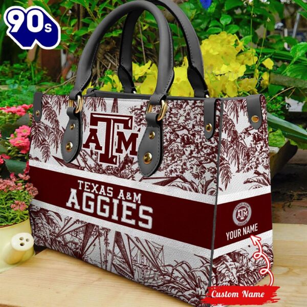 NCAA Texas A_M Aggies Women Leather HandBag