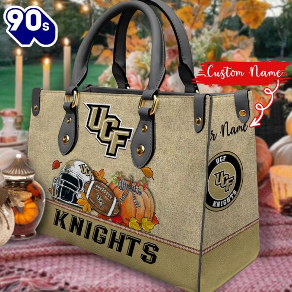 NCAA UCF Knights Autumn Women Leather Hand Bag 2208DS005