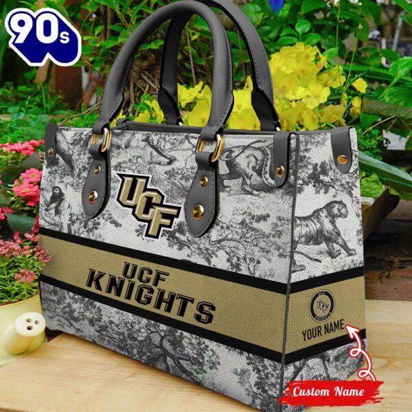 NCAA UCF Knights Women Leather Bag