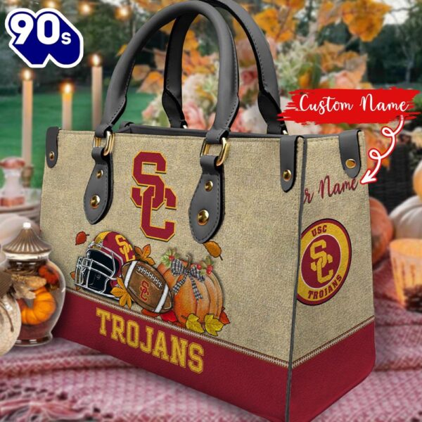 NCAA USC Trojans Autumn Women Leather Hand Bag 2208DS005