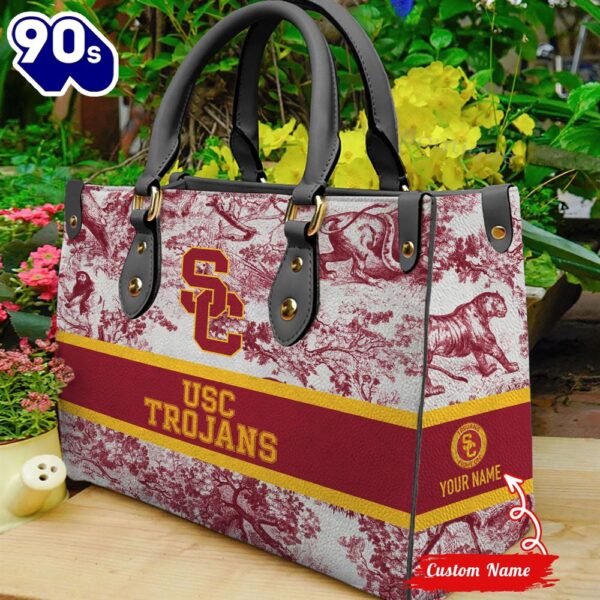 NCAA USC Trojans Women Leather Bag