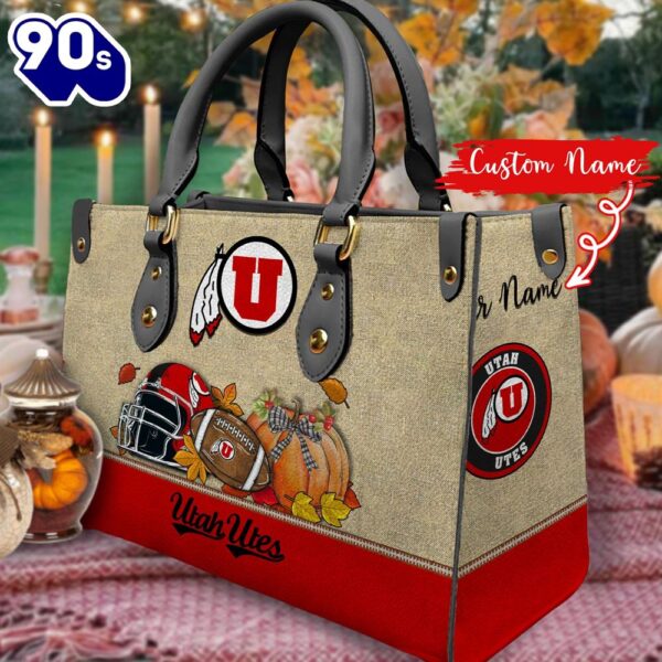 NCAA Utah Utes Autumn Women Leather Hand Bag 2208DS005