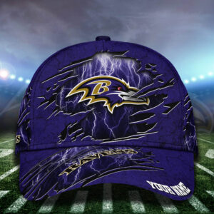 NFL Baltimore Ravens Cap Custom Your Name 1