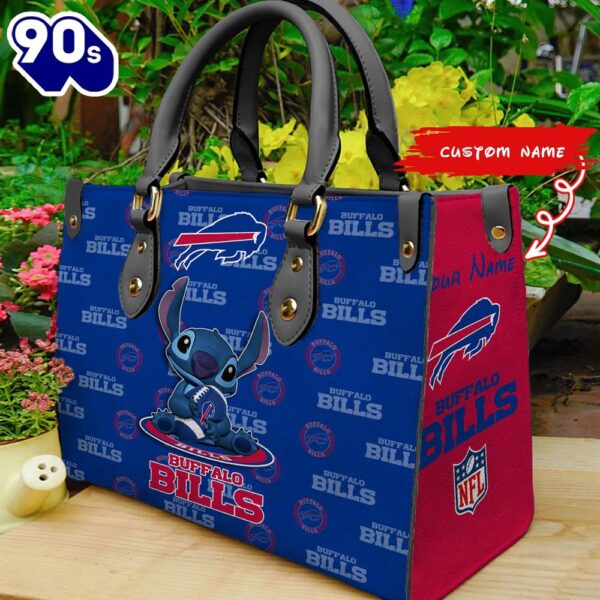 NFL Buffalo Bills Stitch Women Leather Hand Bag