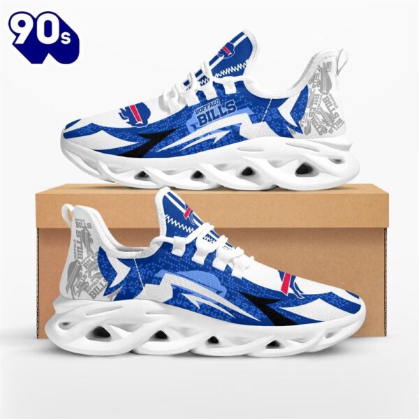 NFL Buffalo Bills Symbol Geometric Pattern Max Soul Shoes