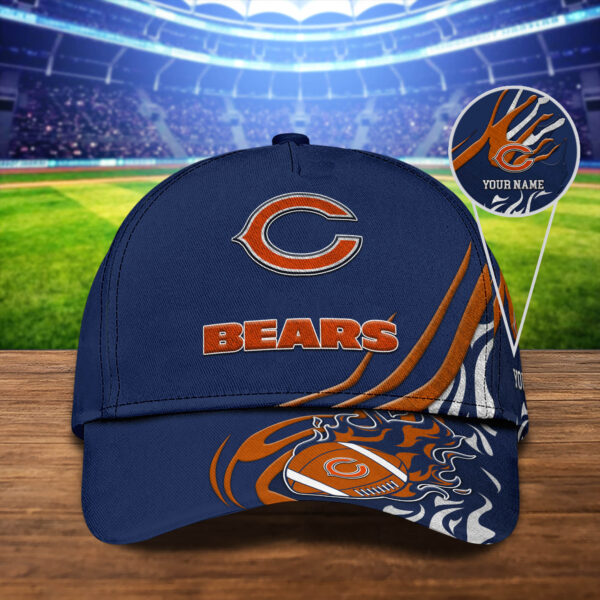 NFL Chicago Bears Sport Cap Personalized Your Name