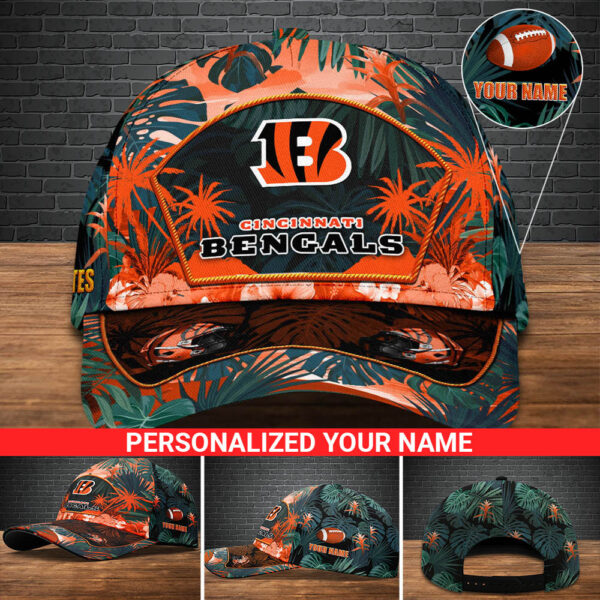 NFL Cincinnati Bengals Football Team Cap Personalized Your Name