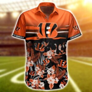 NFL Cincinnati Bengals Hawaiian Shirt Short For Fans 04