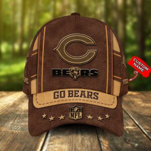 NFL Custom Chicago Bears Unisex Adults Adjustable Snapback Sportswear
