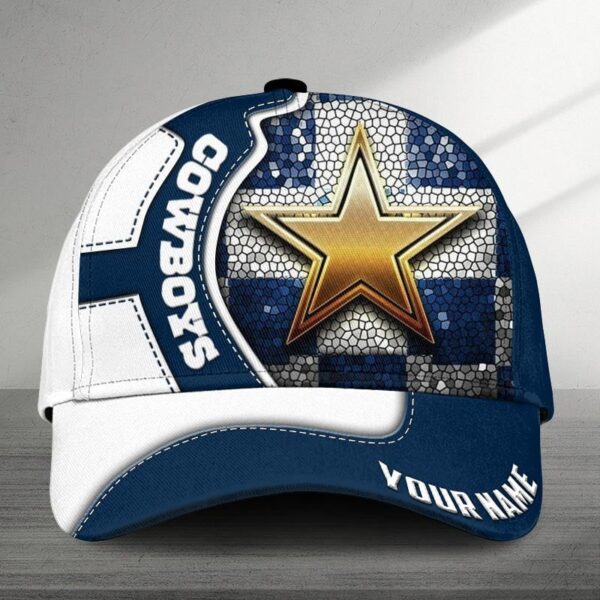 NFL Custom Dallas Cowboys Unisex Adults Adjustable Snapback Sportswear Cap