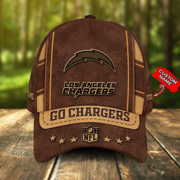 NFL Custom Los Angeles Chargers Unisex Adults Adjustable Snapback Sportswear