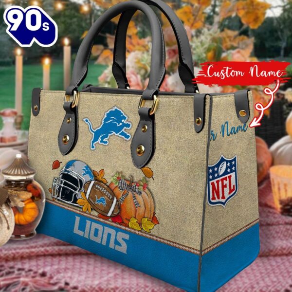 NFL Detroit Lions Autumn Women Leather Hand Bag 2208DS005