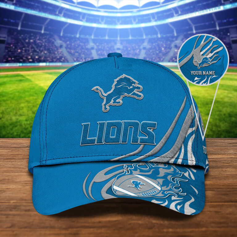 Nfl detroit lions cap custom your name musicdope90s