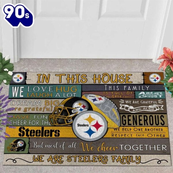 NFL Football Pittsburgh Steelers Nfl Doormat – InkTee Store