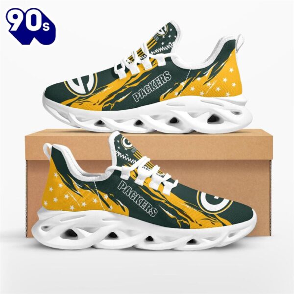 NFL Green Bay Packers Stars and Stripes M Soul Shoes