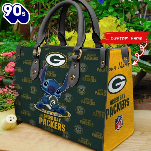 NFL Green Bay Packers Stitch Women Leather Hand Bag
