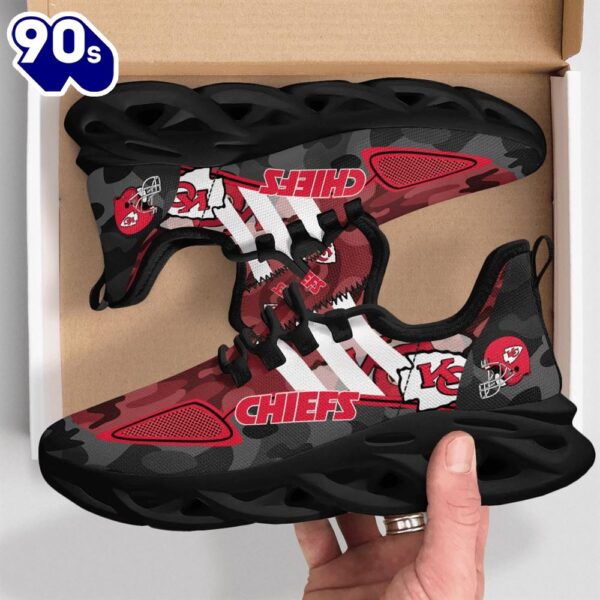 NFL Kansas City Chiefs Military Camouflage M Soul Shoes
