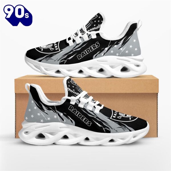 NFL Las Vegas Raiders Stars and Stripes M Soul Shoes