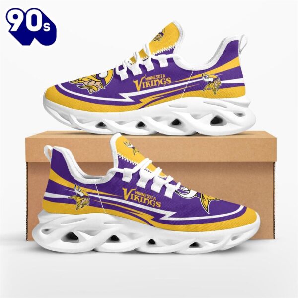 NFL Minnesota Vikings Are Coming Curves Max Soul Shoes
